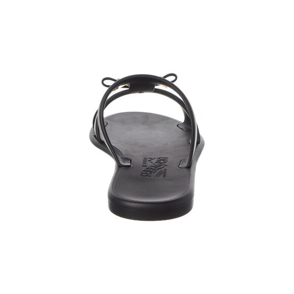 Ferragamo Lilou Rubber Sandal, Black